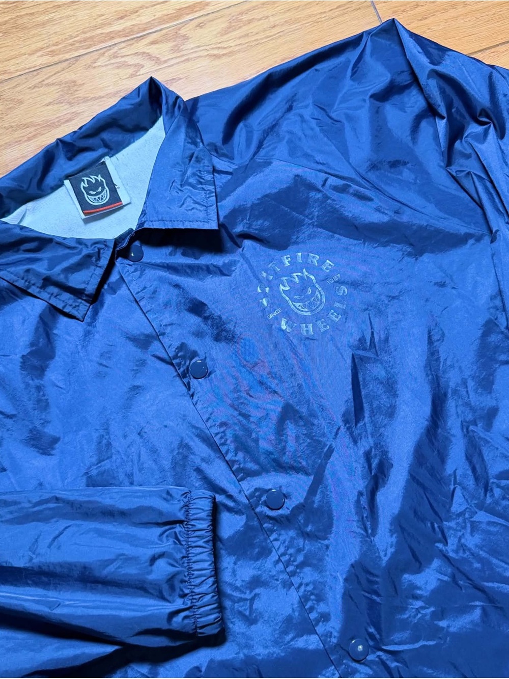 Spitfire Royal Blue Windbreaker Coaches Jacket